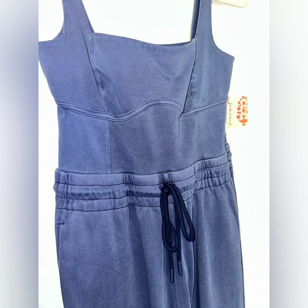 NWT Free People Movement Inbound Onesie In Midnight Navy - Picture 11 of 16
